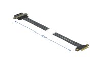 Delock PCI-E Riser Karte x4 zu x4 flexibel, 30 cm
