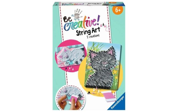 Ravensburger Bastelset Be Creative String Art Cats