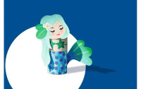 Ravensburger Bastelset EcoCreate «Sparkle with The Mermaid»