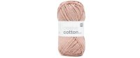 Rico Design Wolle Creative Cotton Aran 50 g, Altrosa
