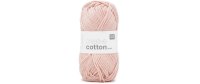 Rico Design Wolle Creative Cotton Aran 50 g, Pastellrosa
