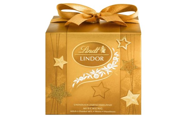 Lindt Schokoladen-Pralinen Lindor Weihnachten 99 g