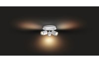 Philips Hue White Ambiance Adore 3er Spot rund weiss + Dimmer