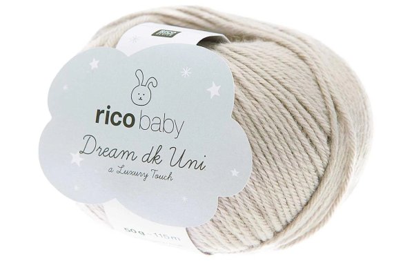 Rico Design Wolle Baby Dream Uni dk 50 g, Silbergrau