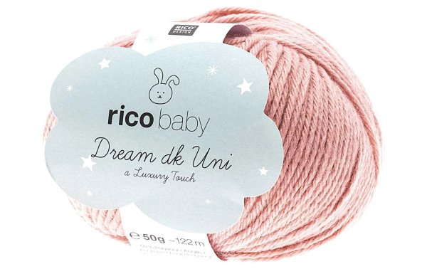 Rico Design Wolle Baby Dream Uni dk 50 g, Altrosa