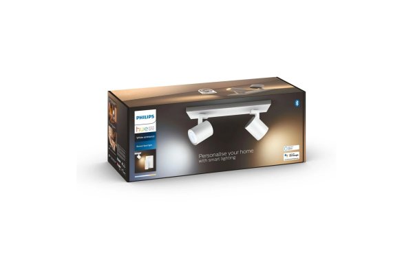 Philips Hue Aufbauspot White Ambiance, Runner, 2 x GU10, Weiss