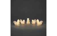 Konstsmide LED-Figur Eichhörnchen, 5 x 8 LED