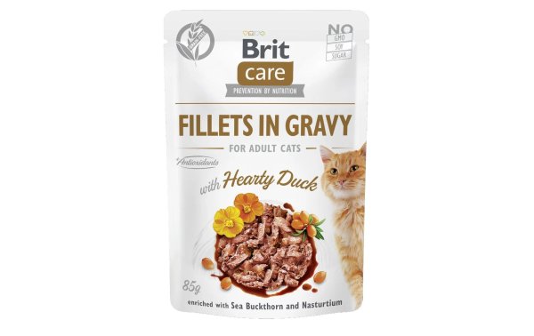 Brit Nassfutter Care Fillets Sauce Ente, 85 g