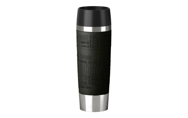 Emsa Thermobecher Travel Mug Grande 500 ml, Schwarz