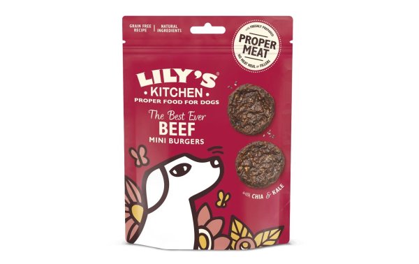 Lilys Kitchen Leckerli Beef Mini Burgers, 70 g