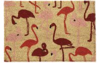 relaxdays Fussmatte Flamingo 41.5 cm x 62 cm