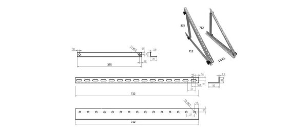 Swaytronic Montagekit Solar-System, 28-Zoll