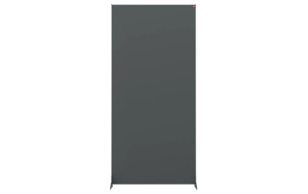 Nobo Schreibtischtrennwand Impression Pro 80 x 180 cm Grau, Filz