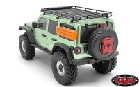 RC4WD Modellbau-Dachträger mit Lampen zu SCX10 III Jeep Wrangler