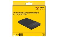 Delock Externes Gehäuse USB 3.0 - SATA HDD / SSD  2.5" bis 9.5mm