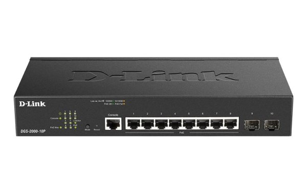 D-Link PoE+ Switch DGS-2000-10P 10 Port