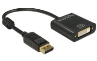 Delock Adapter Displayport - DVI passiv, 4K, schwarz
