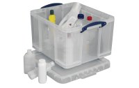 Really Useful Box Aufbewahrungsbox 42 Liter Transparent