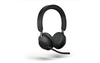 Jabra Headset Evolve2 65 Duo MS Schwarz, USB-A, inkl. Ladestation