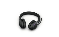 Jabra Headset Evolve2 65 Duo MS Schwarz, USB-A, inkl. Ladestation