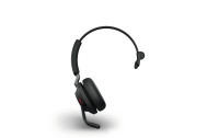 Jabra Headset Evolve2 65 Mono MS Schwarz, USB-A, inkl. Ladestation