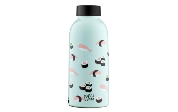 Mama Wata Thermosflasche Sushi 470 ml, Hellblau