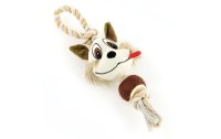 SwissPet Hunde-Spielzeug Crazy-Fox, 40 cm, Beige