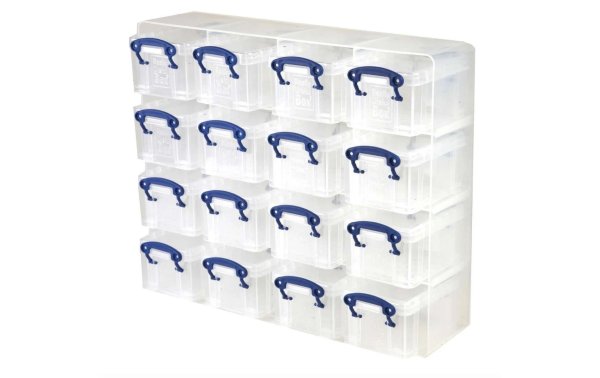 Really Useful Box Schubladenbox Set 0.3 l Transparent