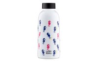 Mama Wata Thermosflasche Sea Horse 470 ml, Blau/Rot/Weiss