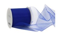 Spyk Textilband Torino Tulle 100 mm x 50 m, Blau