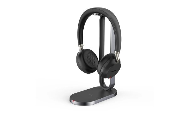 Yealink Headset BH72 UC Schwarz, USB-A, mit Ladestation