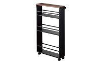 Yamazaki Bartrolley Tower 80.5 x 47.5 cm, Schwarz