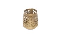 CHALET Teelichthalter - Federhalter Gold, 7 cm