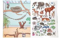 Depesche Stickerbuch Animal World mit 24 Seiten