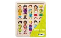 Beleduc Kleinkinder Puzzle Match + Mix Kids