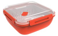 Rotho Mikrowellendose Memory Microwave 1.7 l, Rot