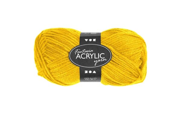 Creativ Company Wolle Acryl 50 g Gelb