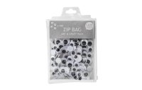 I AM CREATIVE Wackelaugen  Zip Bag 180-teilig, 10 - 20 mm