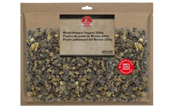 Swiss Mountain Petfood Kauartikel Rinderlunge Nuggets, 250 g