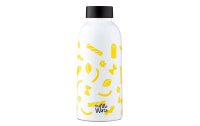 Mama Wata Thermosflasche Pasta 470 ml, Gelb/Weiss