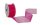 Spyk Textilband Organsa 25 mm x 6 m, Pink