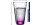 Leonardo Trinkglas Optic 300 ml, 6 Stück, Violett