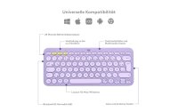 Logitech Bluetooth-Tastatur K380 Multi-Device Lavendel