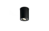 Philips Hue Aufbauspot White Ambiance, Pillar 1x GU10, Schwarz