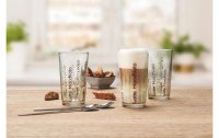 Montana Latte Macchiato Tasse Simply 340 ml, 6 Stück, Transparent