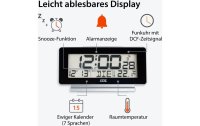 ADE Digitalwecker Temperatur-& Datumsanzeige