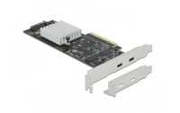 Delock PCI-Express-Karte USB 3.2 Gen2x2 - 2x USB-C Dual...