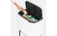 Brabantia Recyclingbehälter Bo Touch Bin 36 l, Weiss