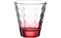 Leonardo Trinkglas Optic 215 ml, 6 Stück, Rot