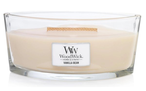 Woodwick Duftkerze Vanille Bean Ellipse